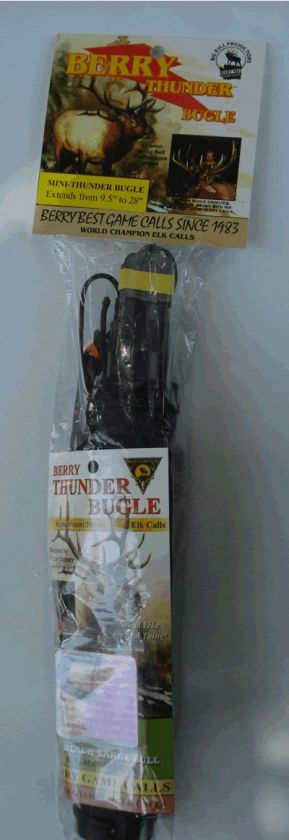 Mini THUNDER BUGLE ~ Elk Hunting Call Bugling + 2 Reeds  