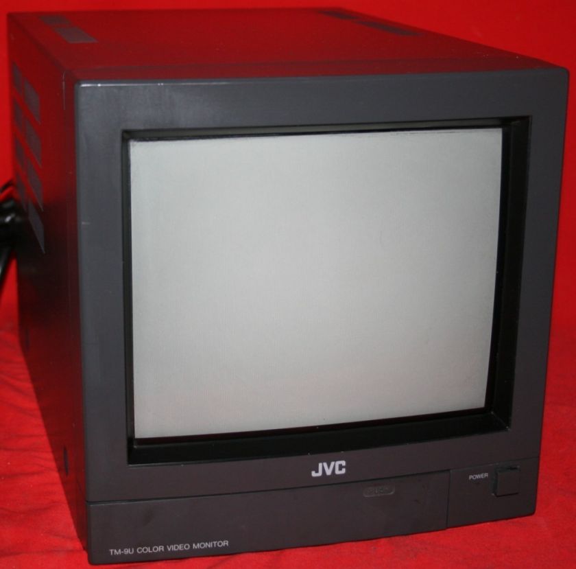 JVC TM 9U 9 COLOR VIDEO MONITOR S/N 3726  