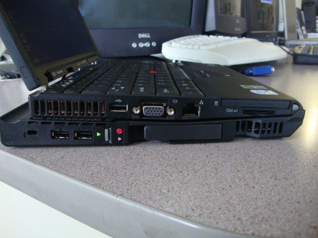 IBM THINKPAD X60 WAR CHEAP LAPTOP W/ DOCKING STATION  