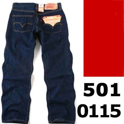 Levis Levis 501 Original Button Fly Rinsed Jeans 0115  