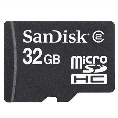 Sandisk 32GB MicroSD + Memory Stick Pro Duo Adapter + Screen Protector