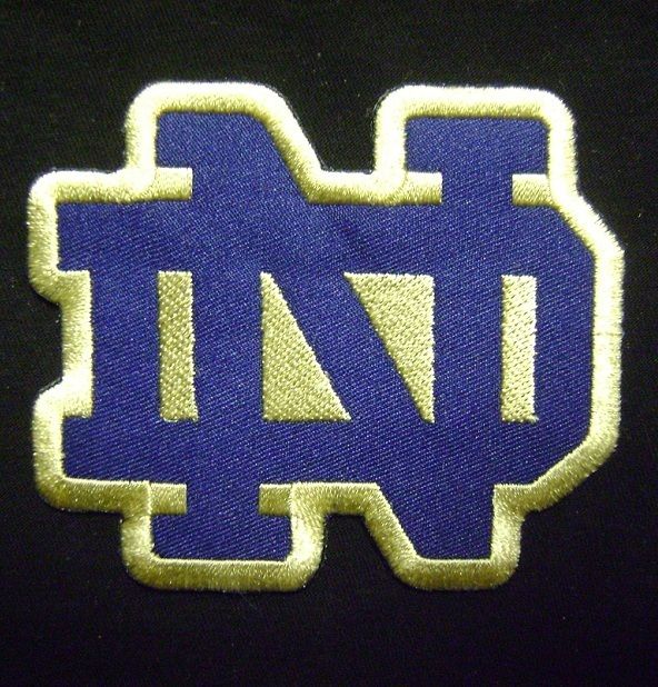 NOTRE DAME FIGHTING IRISH NCAA COLLEGE FOOTBALL PATCH  