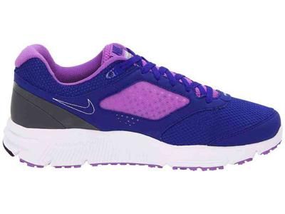 Nike Womens Lunarfly+2 CONCORD/WHITE/BRIGHT VIOLET/VIOLET Size 8.5 