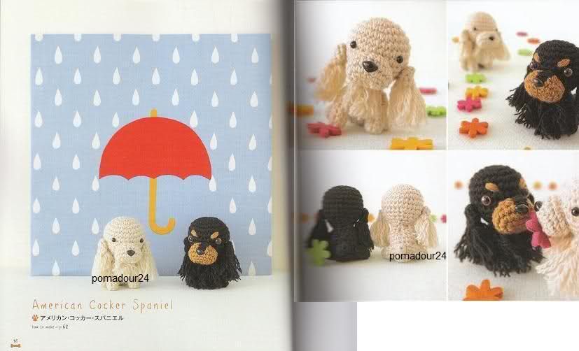 PERROS vol. 3 de AMIGURUMI   libro japonés de arte