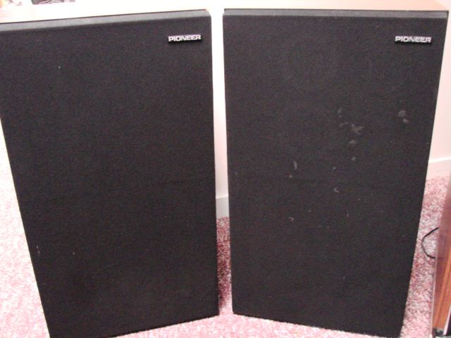 Vintage Pioneer Stereo Floor Speakers CS510 3 way CS 510 60 Watts Max 