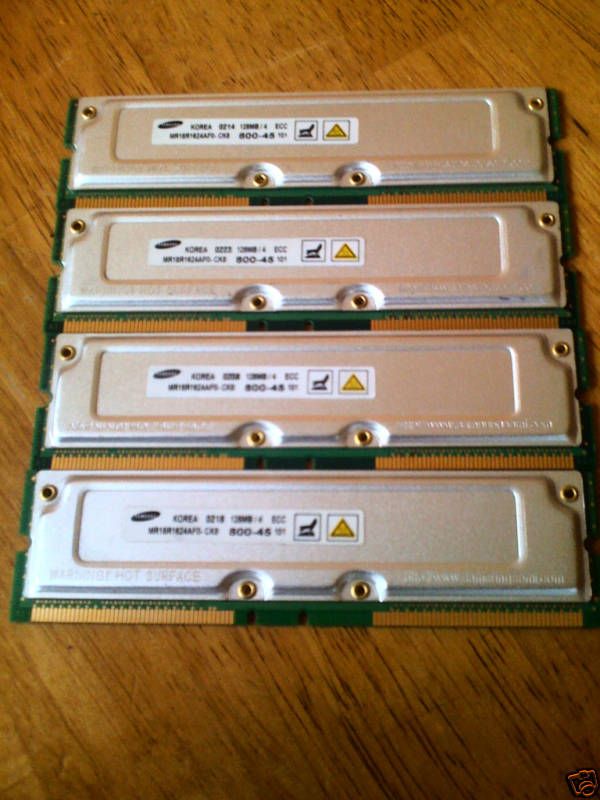 Dell Dimension 8100 8200 512mb Kit PC800 45 RDRAM Ram  