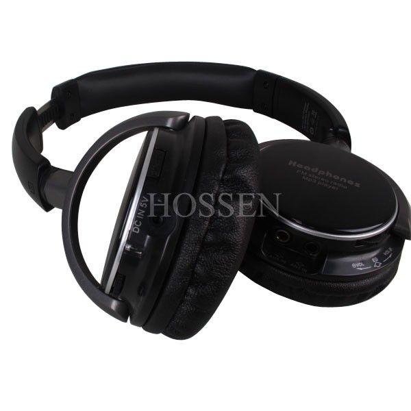 Micro SD Player Wireless Digital Earphone Headset for PC Radio  MP4 