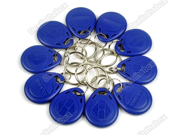 10pcs EM RFID 125KHz Proximity ID Keyfobs Token Tag New  