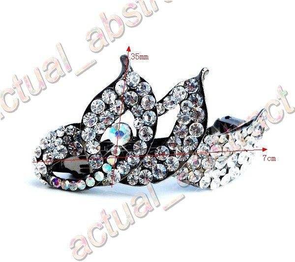 10pcs tiara hair clip&Swarovski rhinestone wholesale  