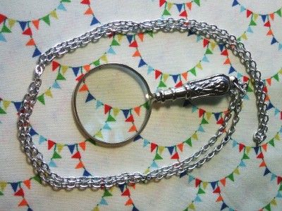   Magnifying Glass Necklace Chatelaine Sewing Choose Design  