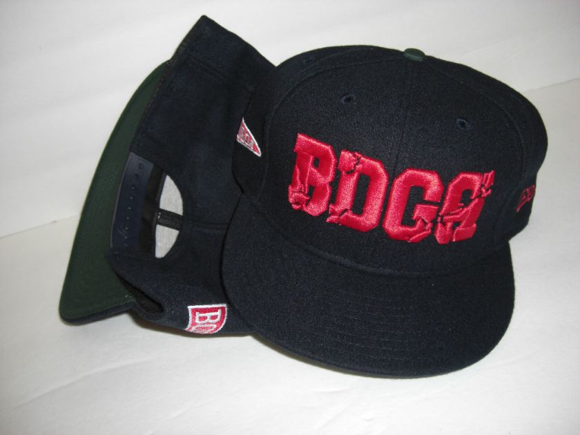 NEW ERA HAT CAP FLAT BILL ADJUSTABLE NAVY RED BODEGA  