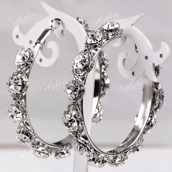   The earring size 58x9x6mm. Weight 28 grams. Quantity 2 pieces