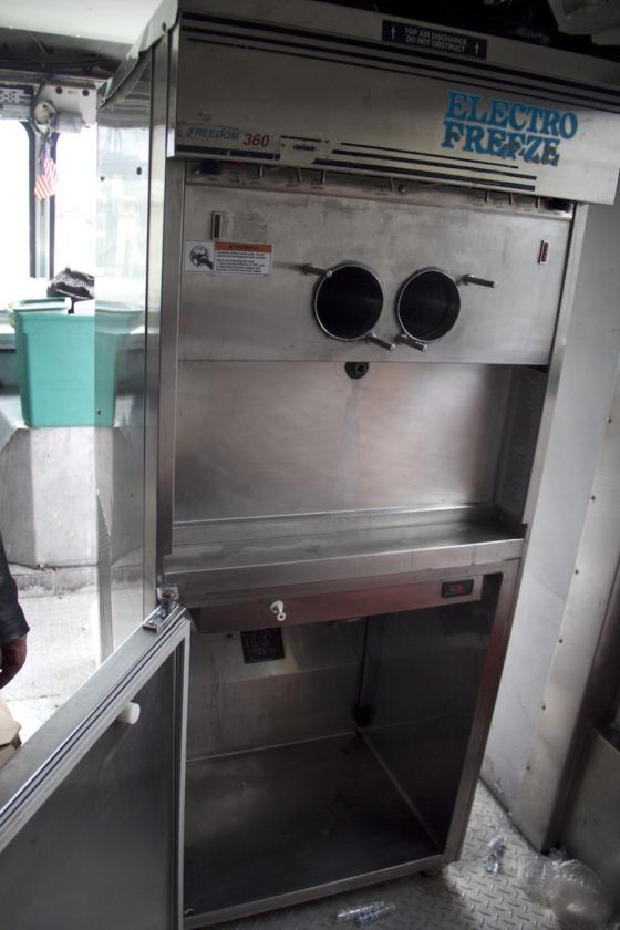 Ice Cream Frozen Yogurt Truck Electro Freeze 360 RMT Lima End 21 Kw 