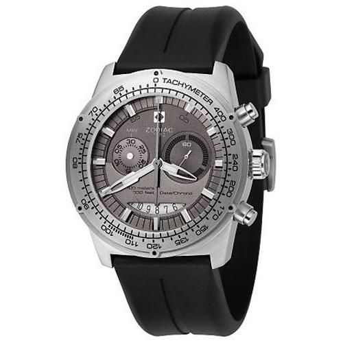 ZODIAC MENS ZO4701 SPEED DRAGON RACER COLLECTION CHRONOGRAPH BLACK 