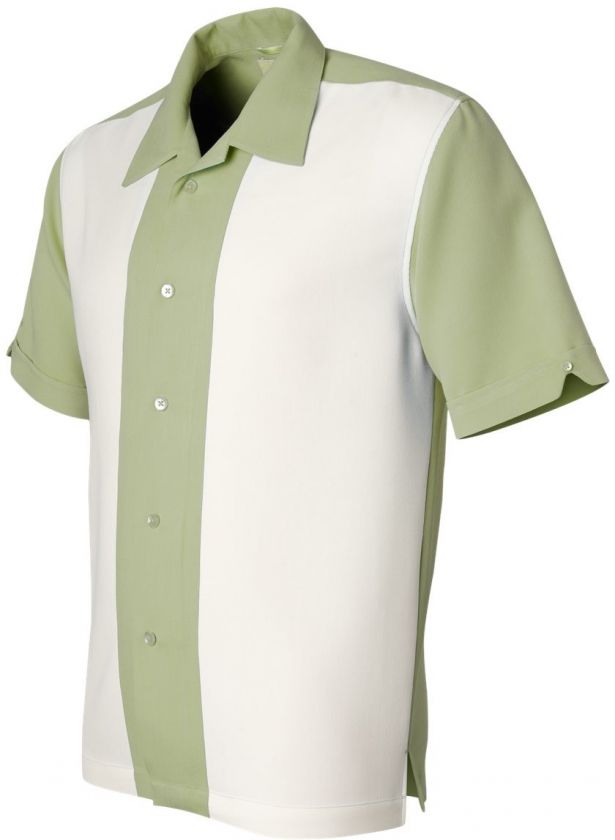 Cubavera Mens Pieced Bedford Cord Camp Shirt. C6SW003  